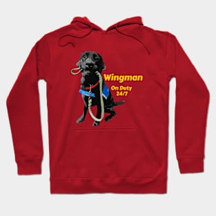 Wingman Black Lab Hoodie